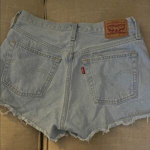 Levi's Women's Light Wash Denim Shorts
